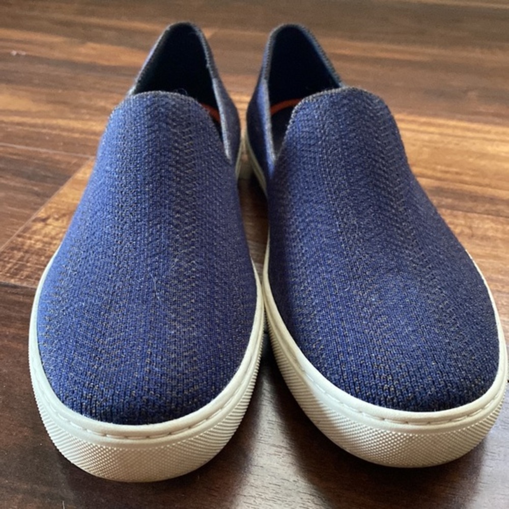Rothy’s Marino Navy Harringbone SUPER SOFT Size 8.5